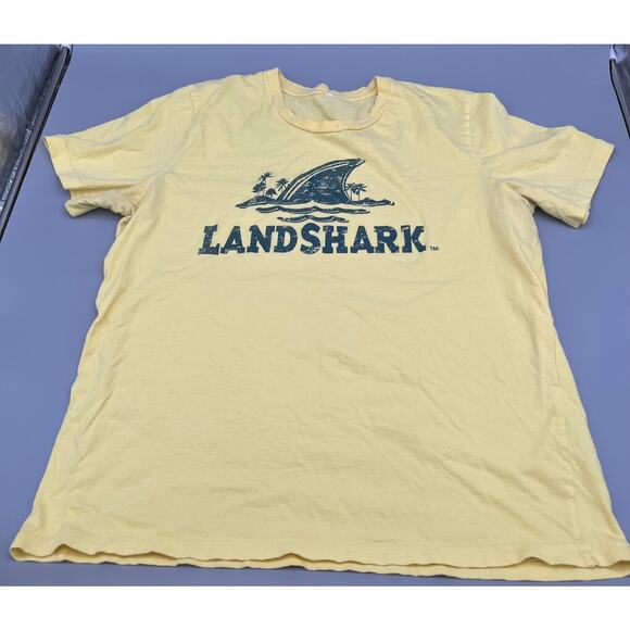 Landshark Lager Beer Yellow Unisex Short Sleeve Shirt Medium Pre-owned - Picture 3 of 10